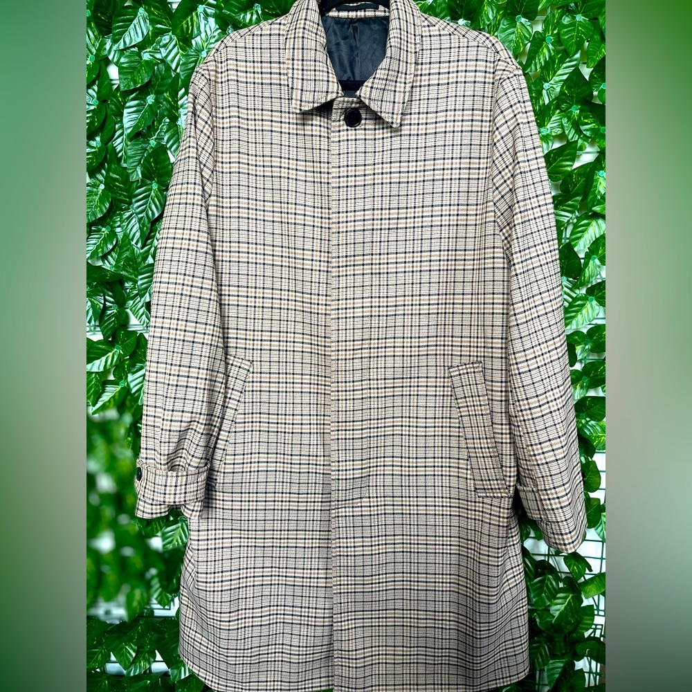 Plaid Peacoat HM Worn Twice Brand New
